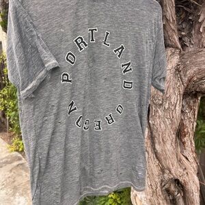 Topshop Heather Gray T-Shirt